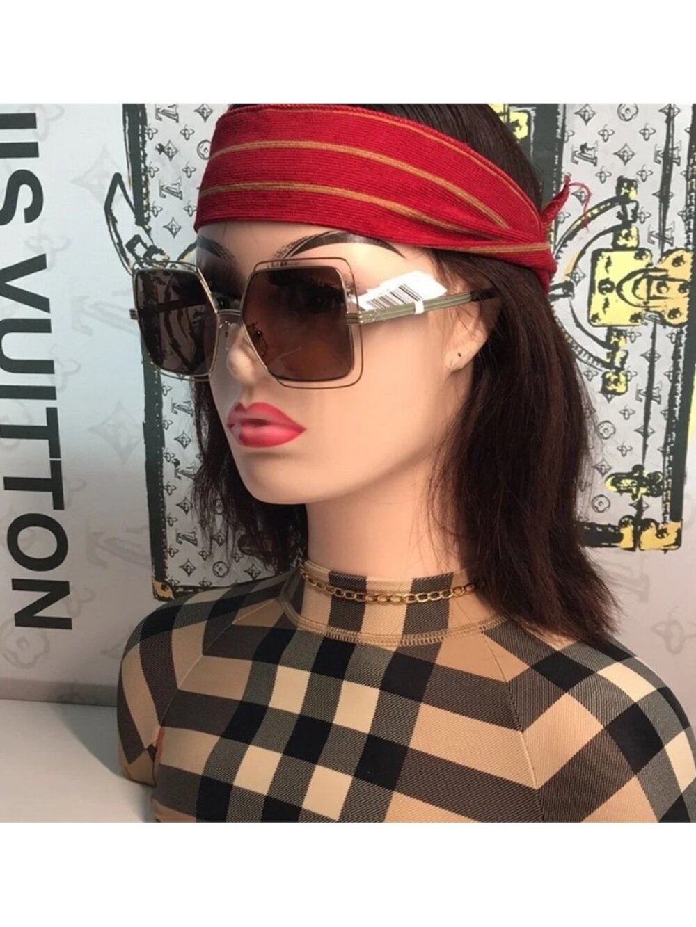 ✨ New Authentic Tory Burch TY6086 55-X Brown & Gold Sunglasses ✨ - Picture 3 of 8